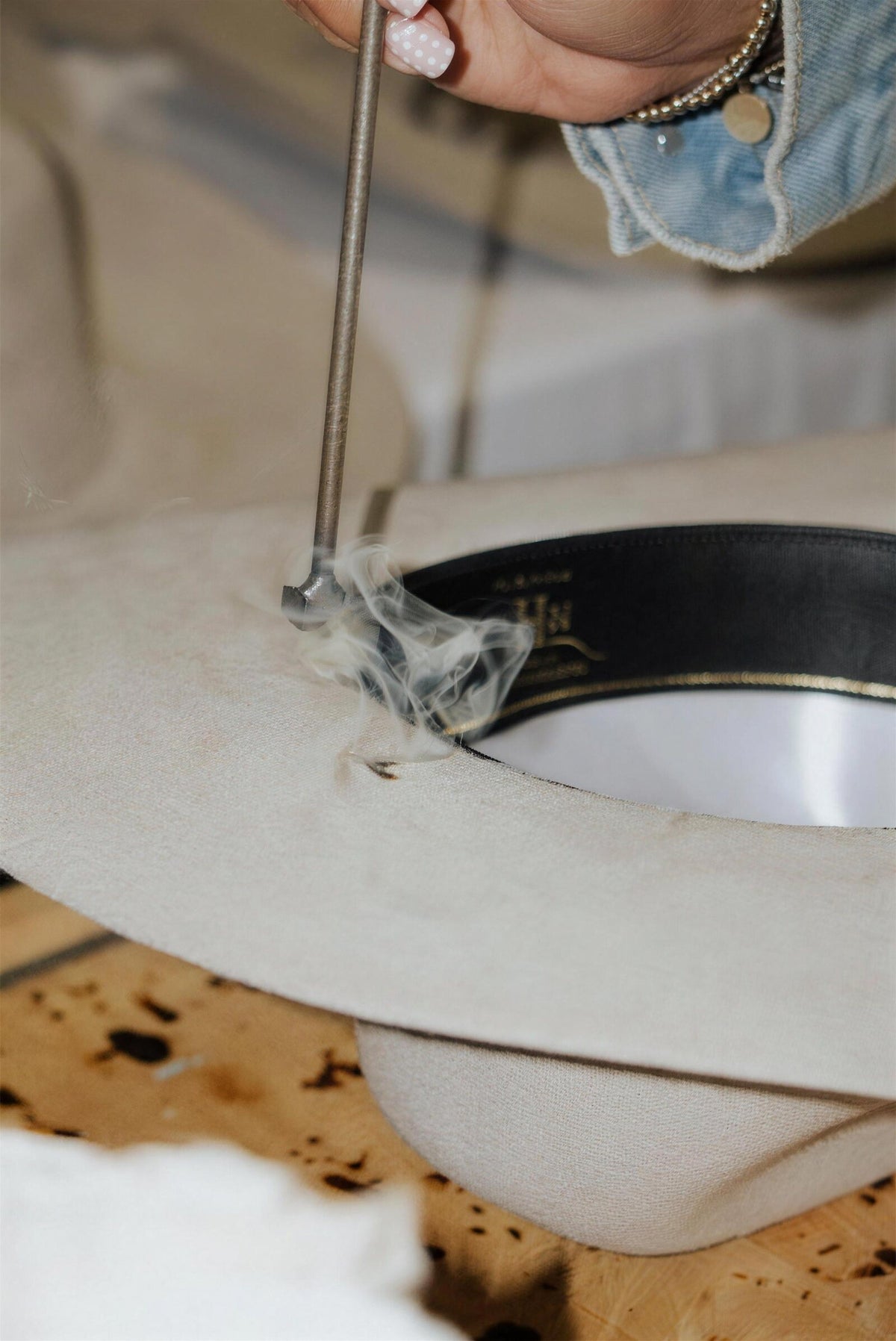 Hands-on hat customization at Wild Pony Hat Bar corporate event