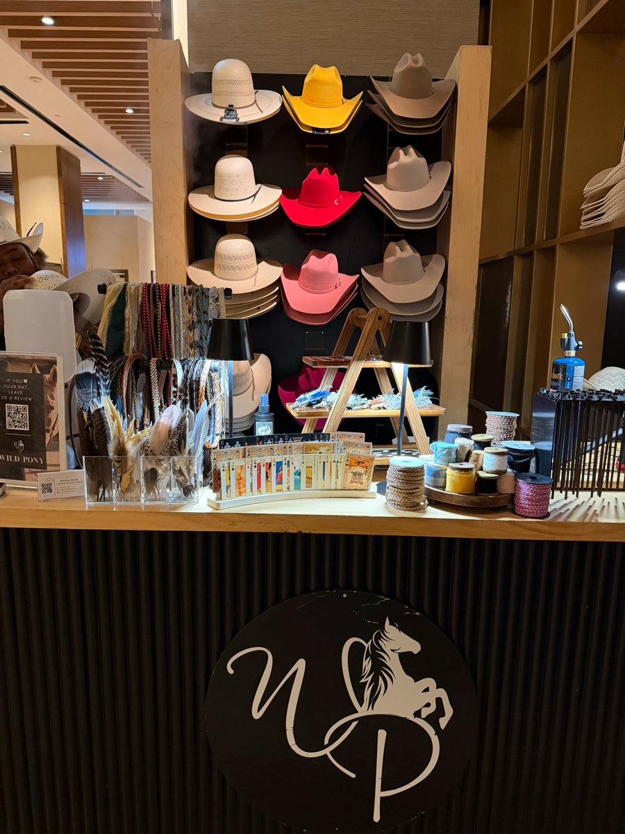 corporate team building hat bar event San Antonio - booth-setup